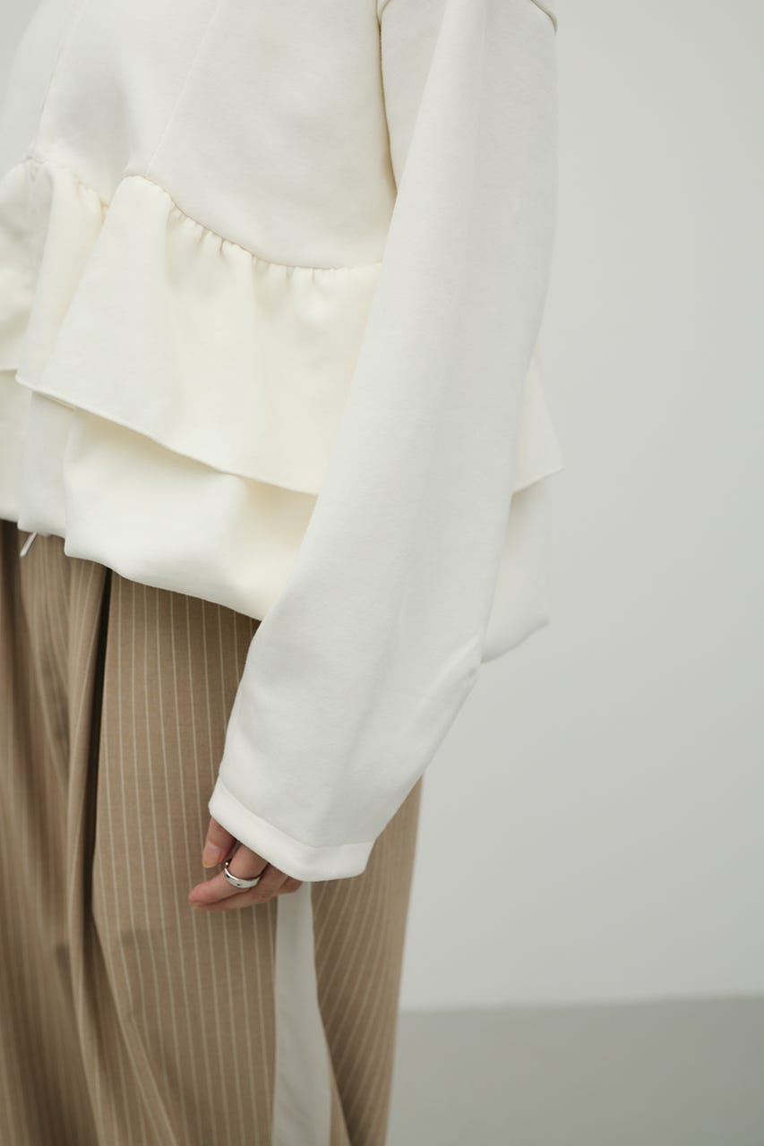 ヘムフリルジャケット WHT FREE