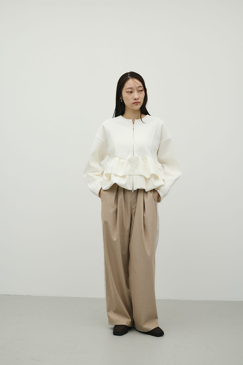 ヘムフリルジャケット WHT FREE