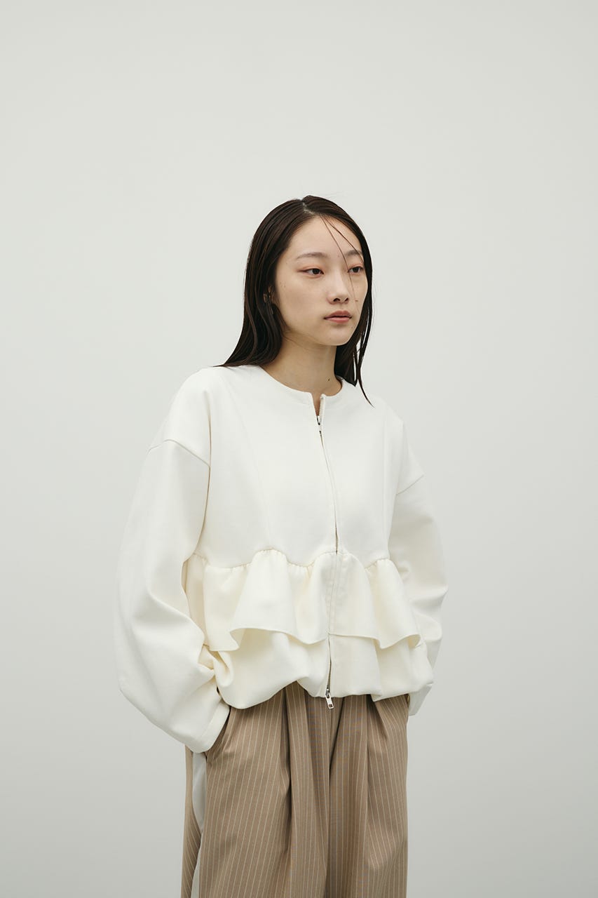 ヘムフリルジャケット WHT FREE