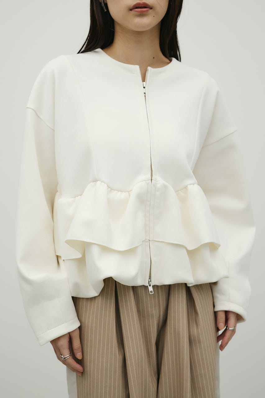 ヘムフリルジャケット WHT FREE