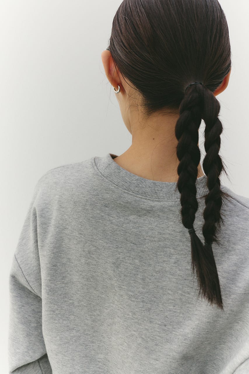 フリルカフスウェットトップ GRY FREE