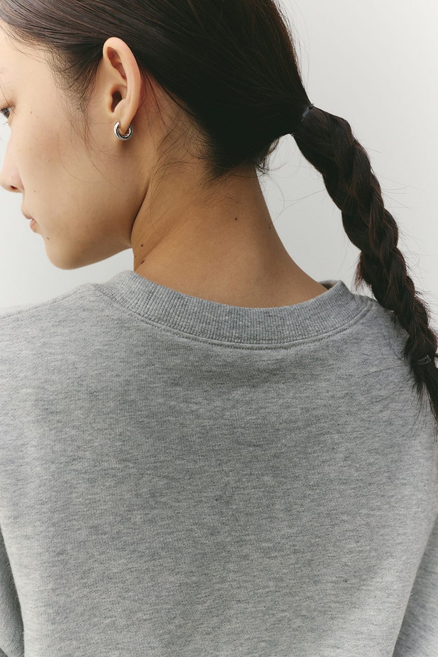 フリルカフスウェットトップ GRY FREE