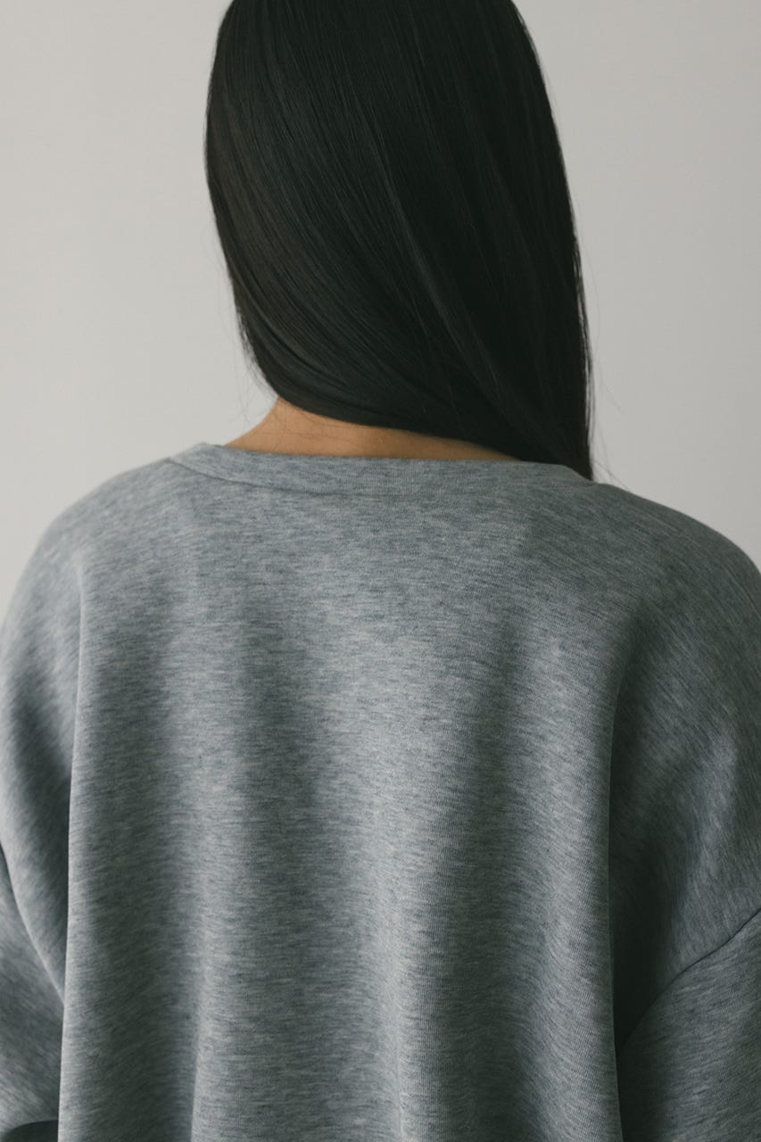 Vネックフォルムダンボールトップ GRY FREE