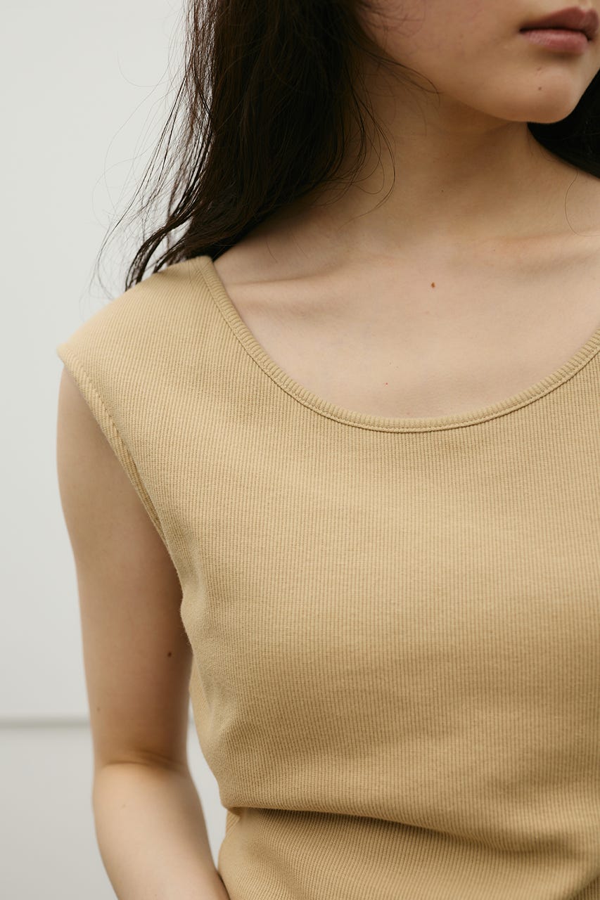 バックオープンボディスーツ BEG M