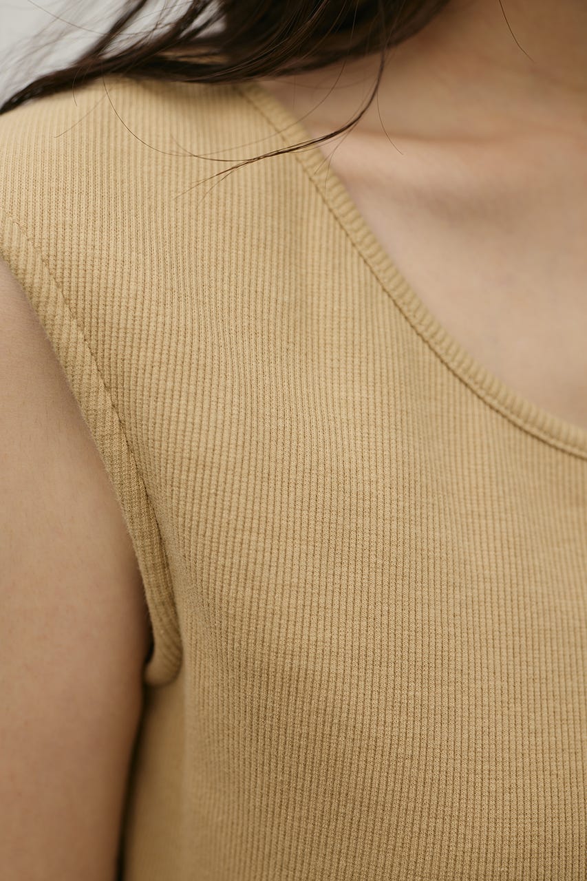 バックオープンボディスーツ BEG M