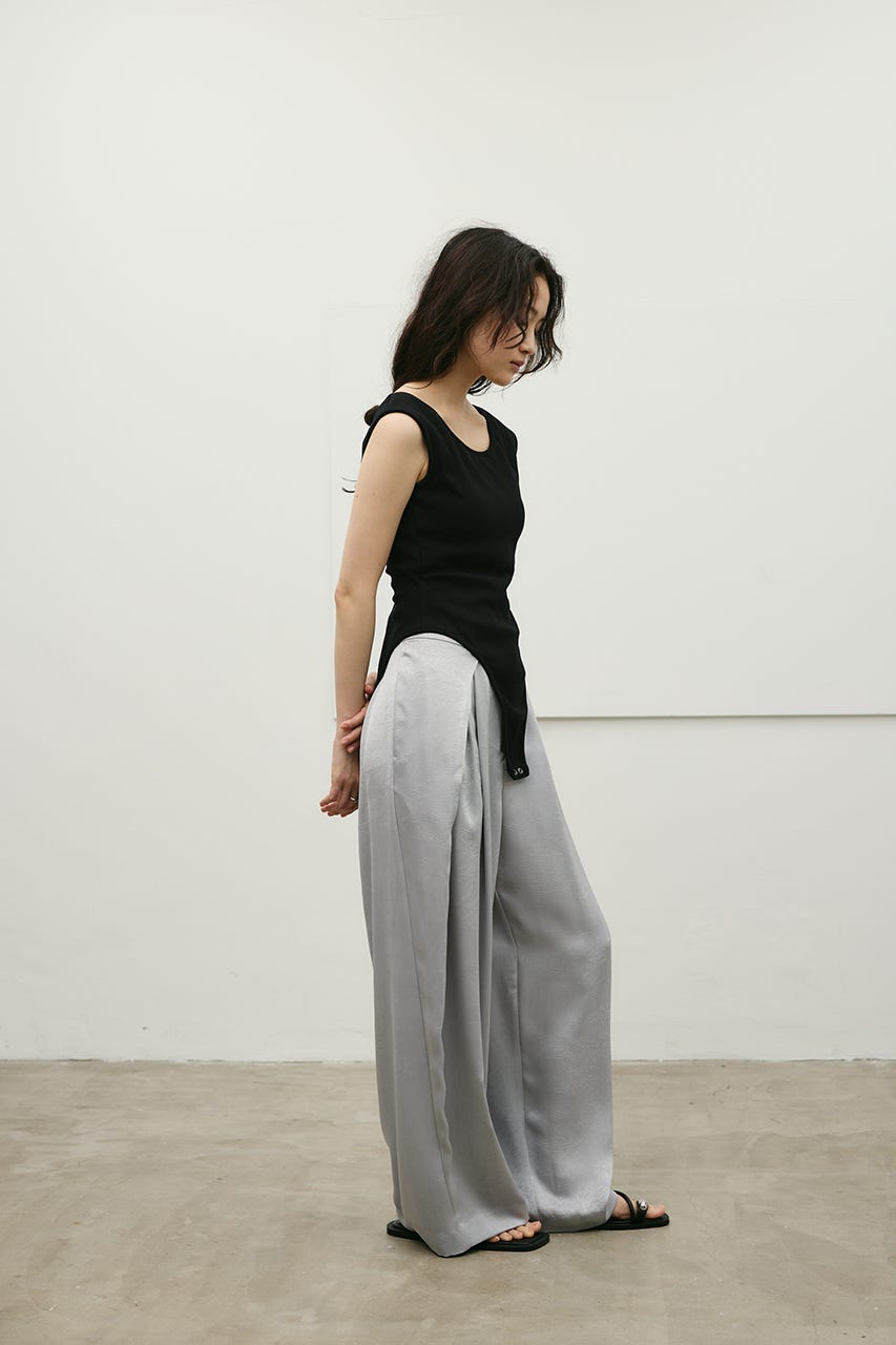 バックオープンボディスーツ BLK S