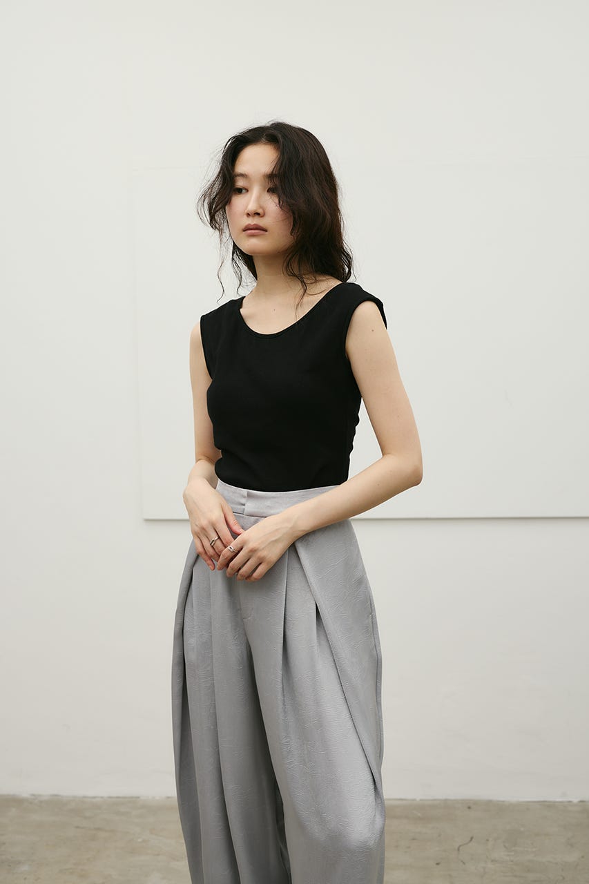 バックオープンボディスーツ BLK S