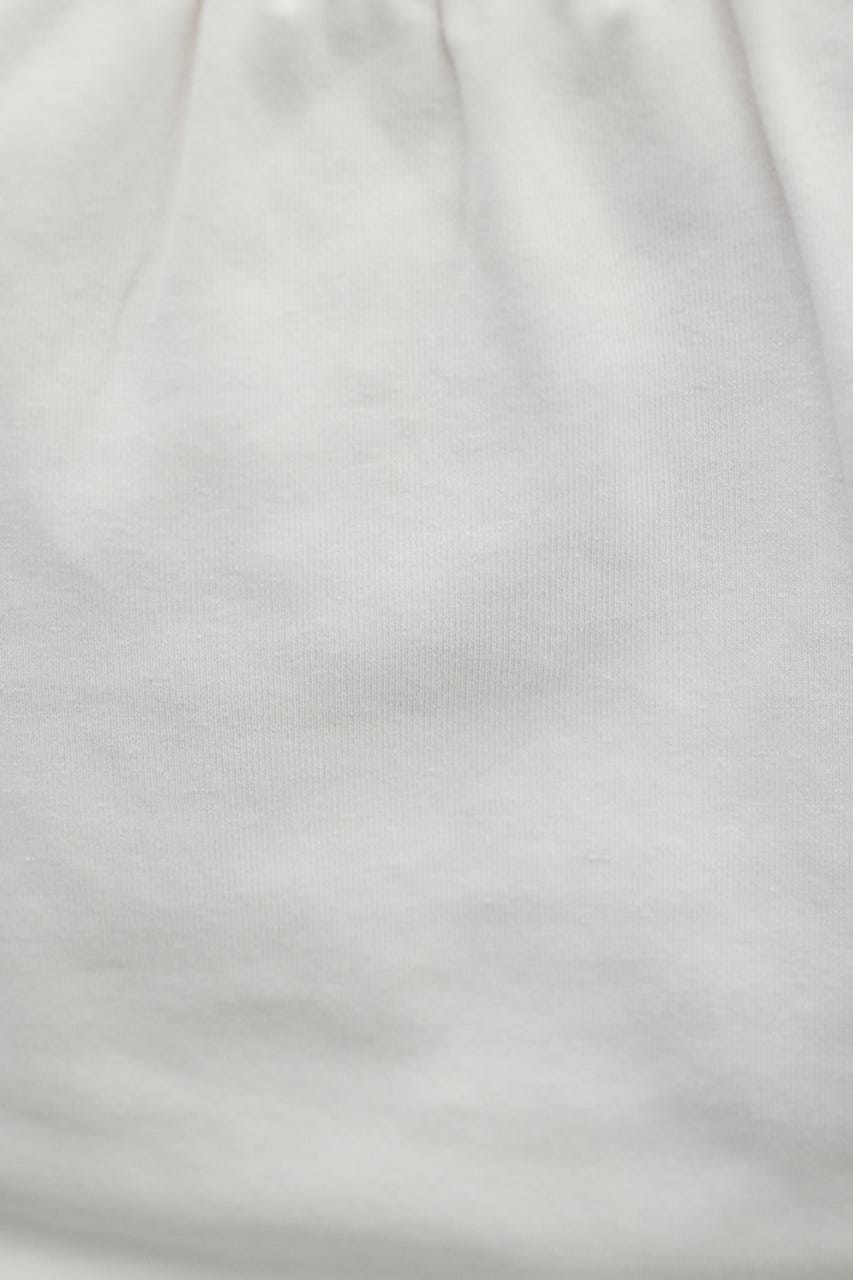 ギャザーフレンチスリーブT WHT FREE