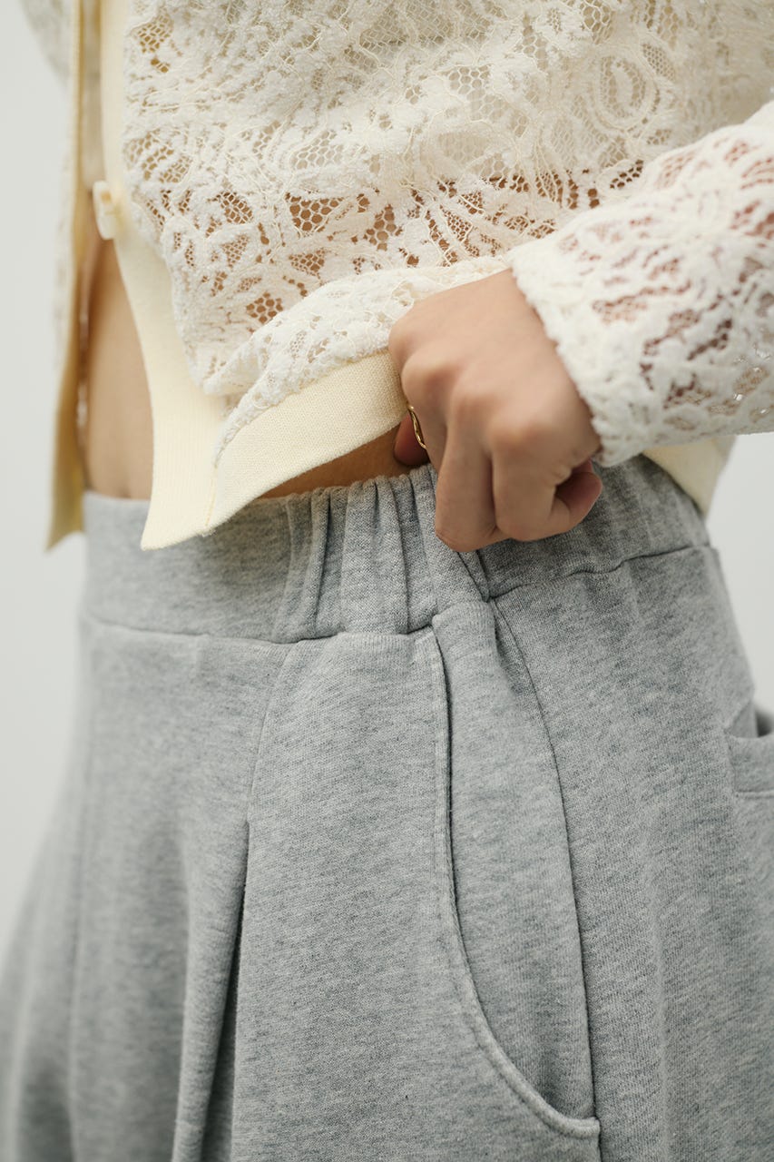 タックバレルスウェットパンツ GRY M