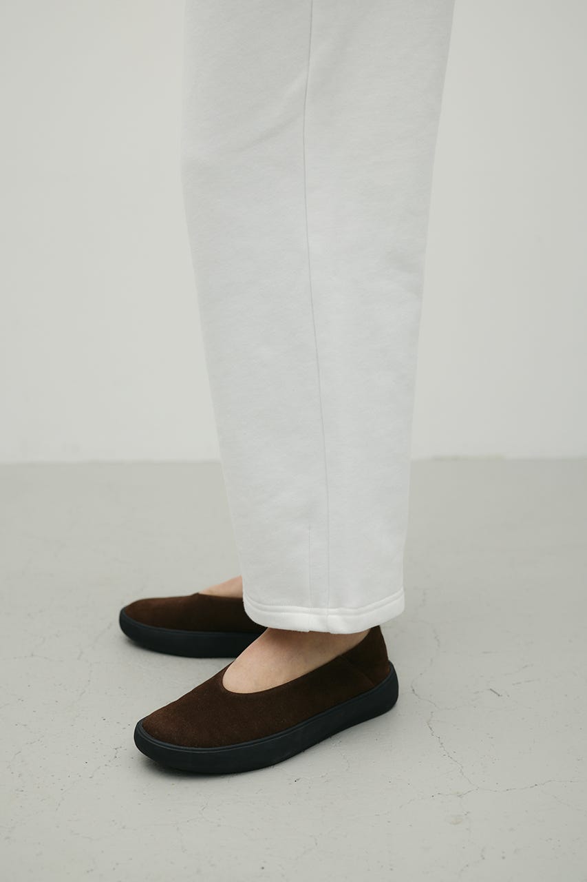 タックバレルスウェットパンツ WHT M