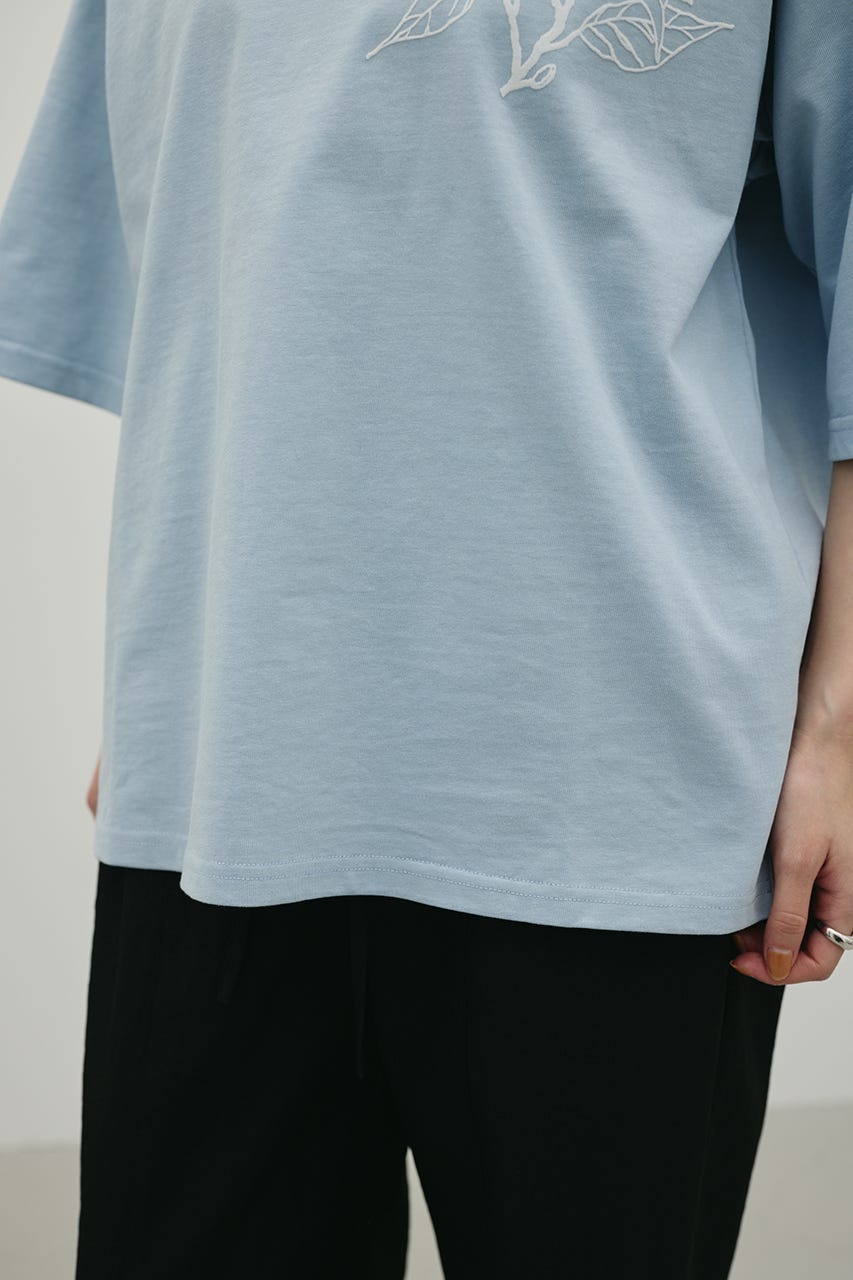 フロッキープリントフラワーT SAX FREE