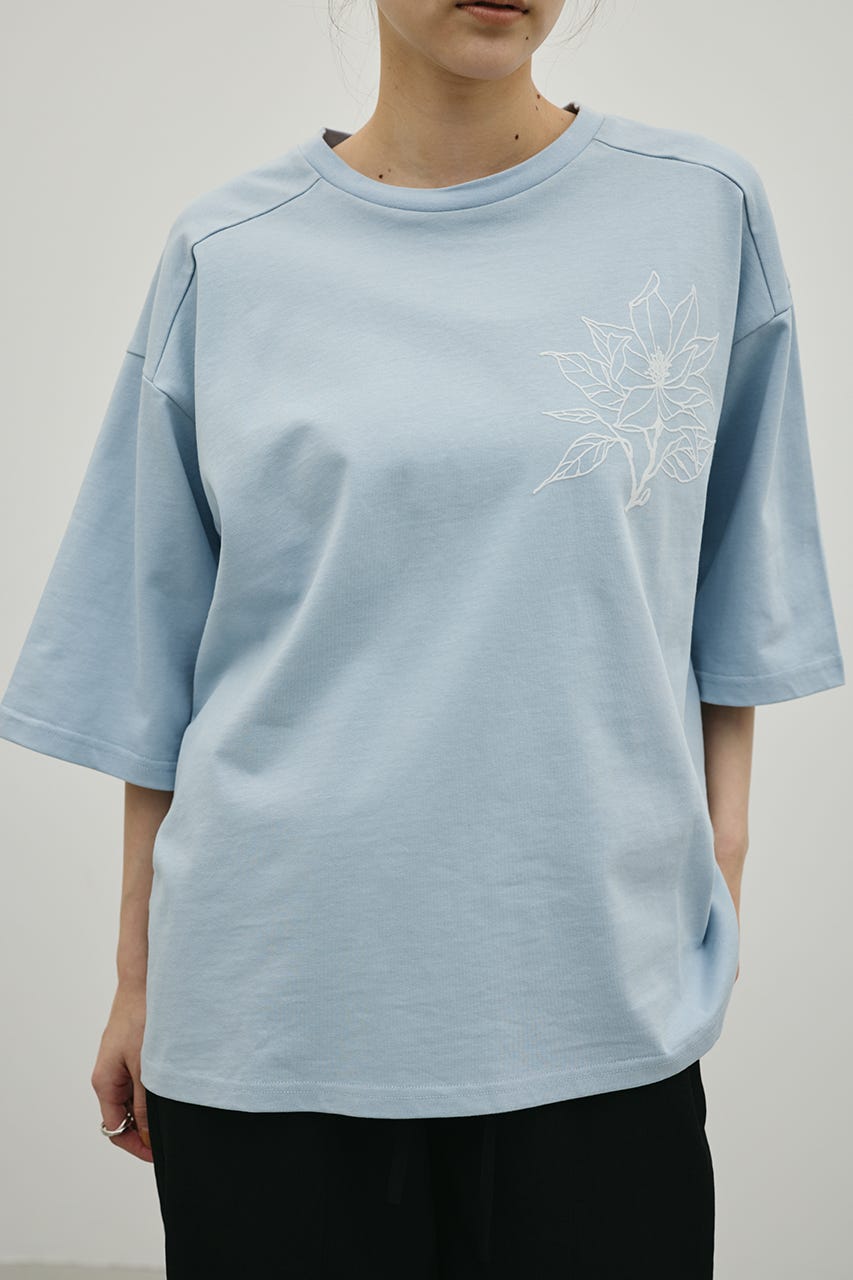 フロッキープリントフラワーT SAX FREE