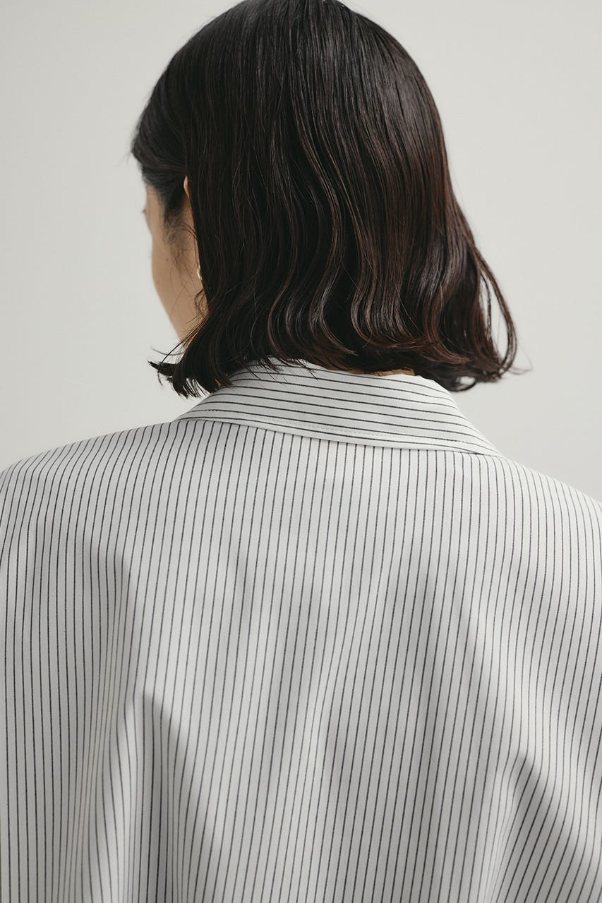 カッティングレイヤードカフスシャツ 柄WHT FREE