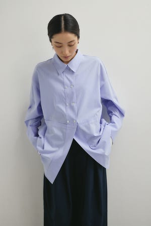 カッティングレイヤードカフスシャツ