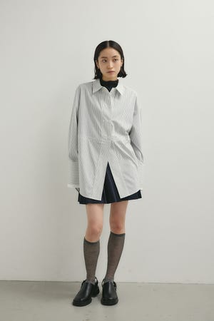 カッティングレイヤードカフスシャツ