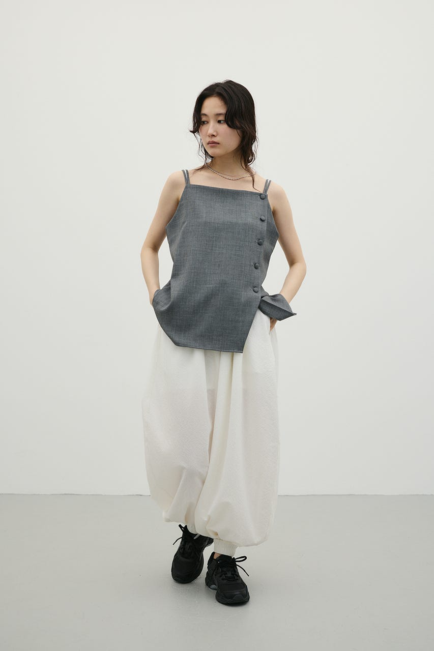 マニッシュボタンベスト GRY M