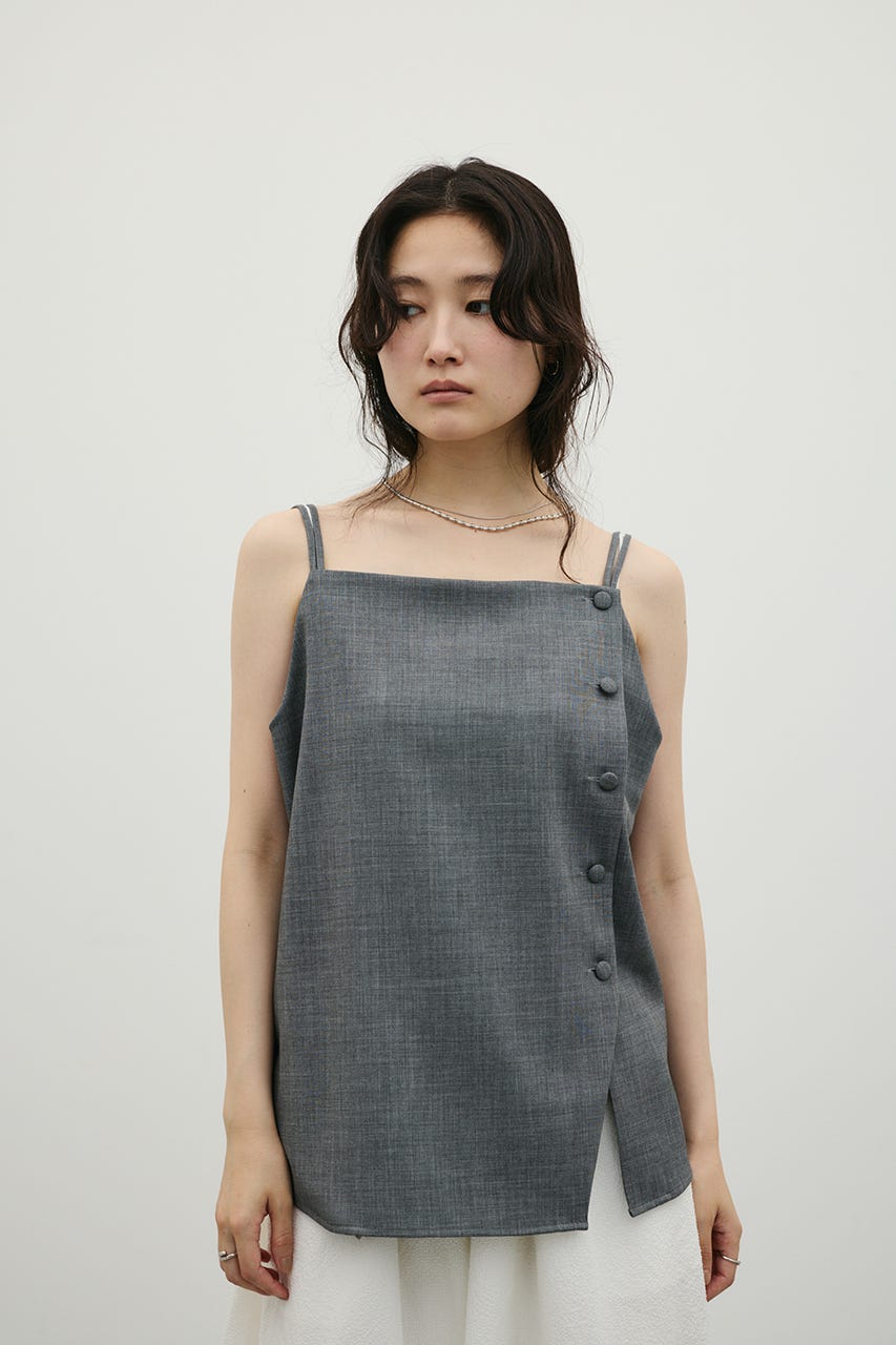 マニッシュボタンベスト GRY M