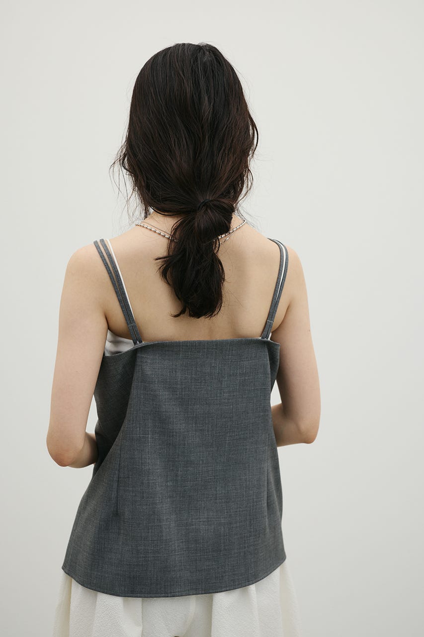 マニッシュボタンベスト GRY M