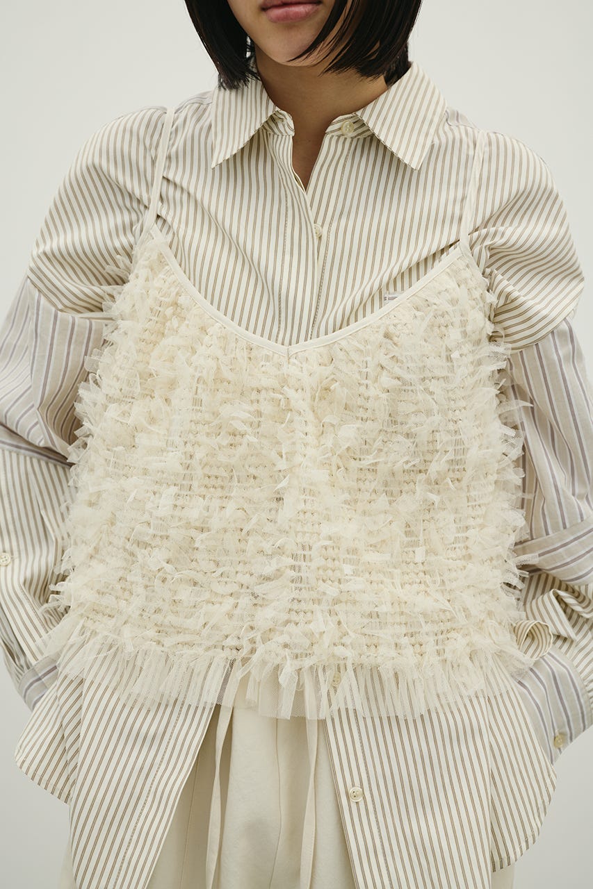 チュールフリルキャミ IVOY FREE