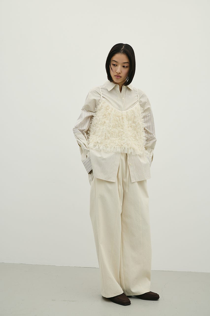 チュールフリルキャミ IVOY FREE