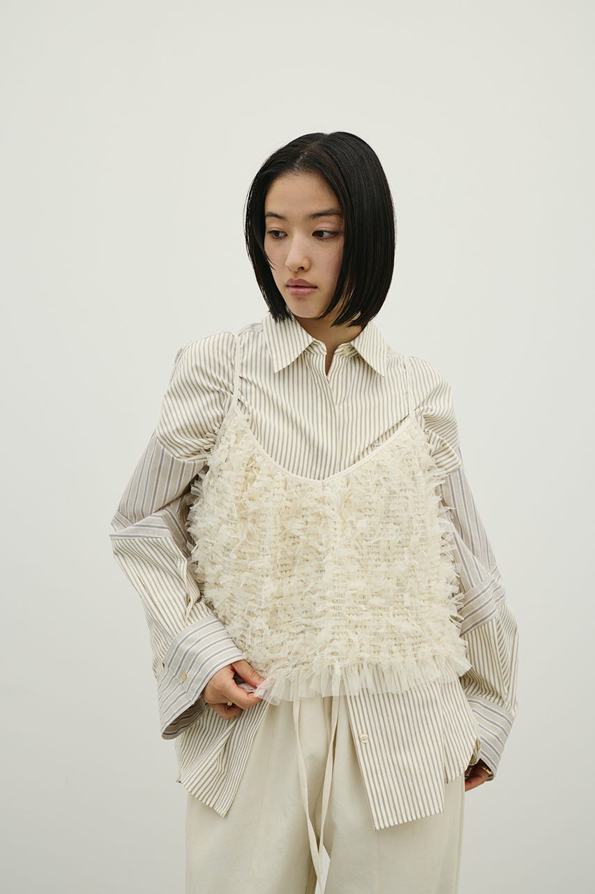 チュールフリルキャミ IVOY FREE