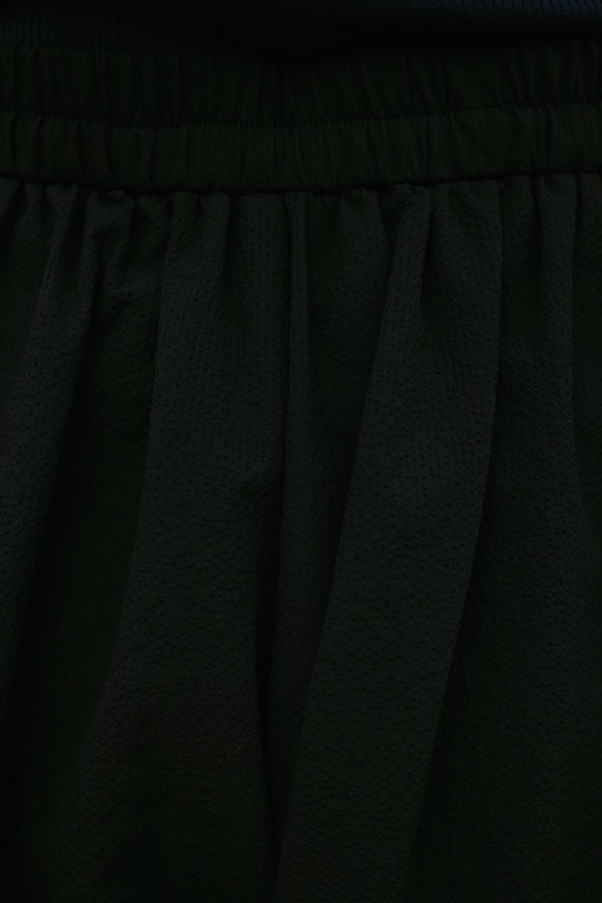 サッカーギャザーバルーンパンツ BLK M