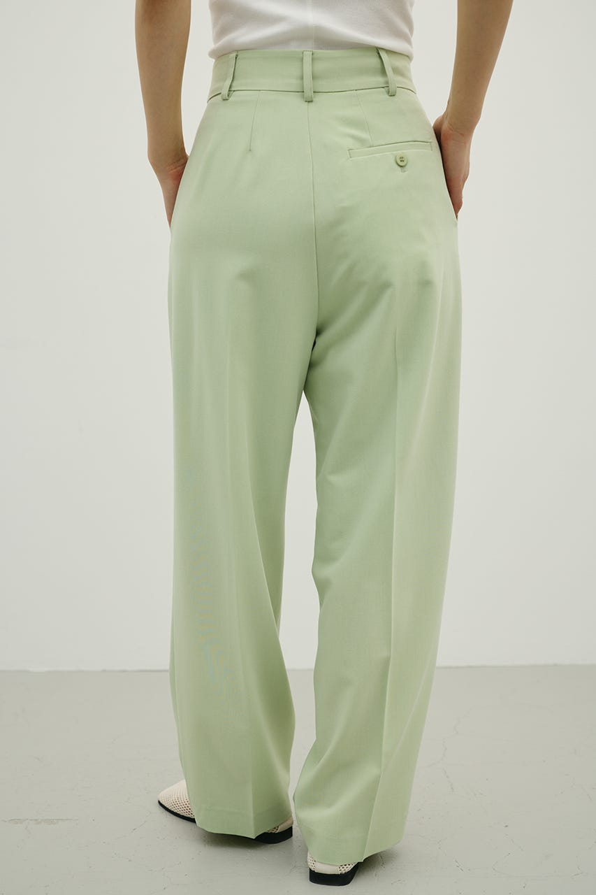 ベーシックツータックパンツ L/GRN L