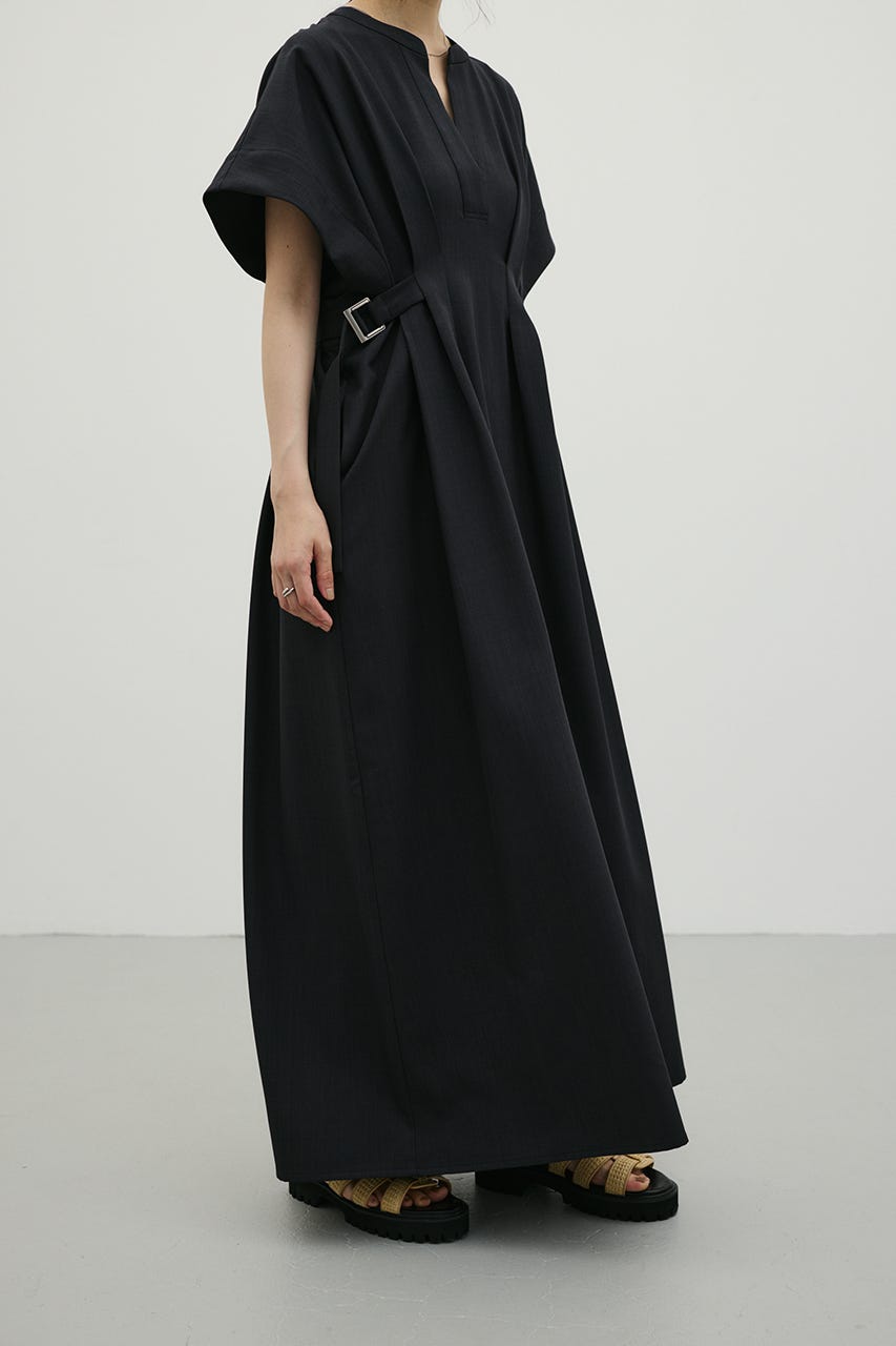 サイドバックルベルトワンピース C.GRY S