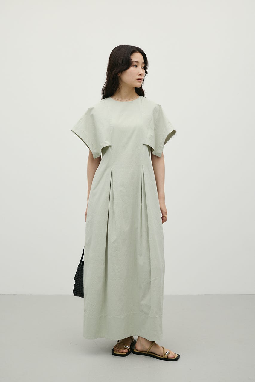 パネルショルダータックワンピース MINT S