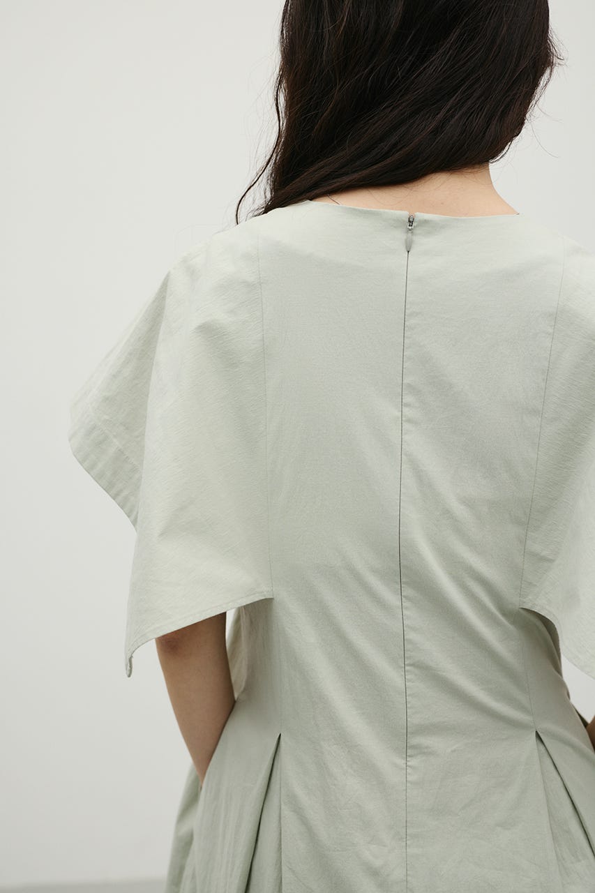 パネルショルダータックワンピース MINT S