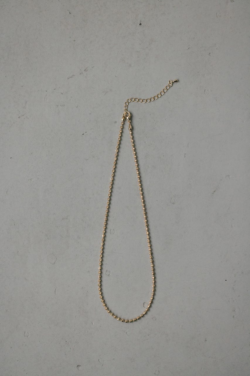 ボールチェーンネックレス GLD FREE