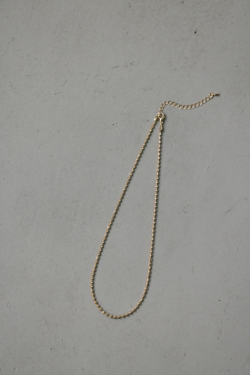 ボールチェーンネックレス GLD FREE