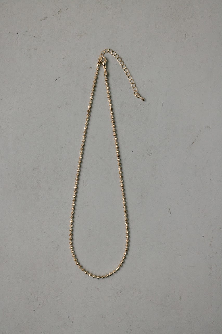 ボールチェーンネックレス GLD FREE