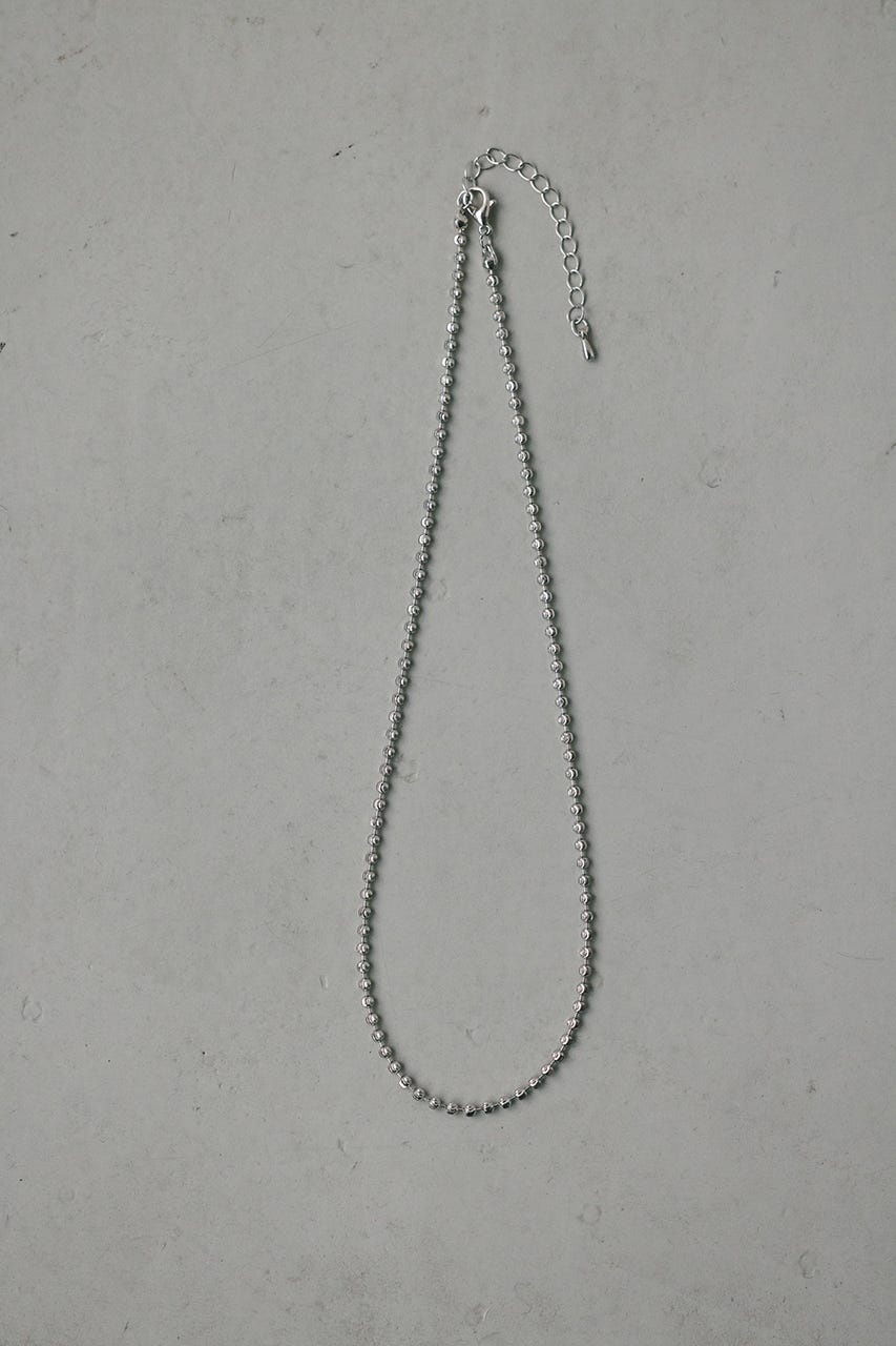 ボールチェーンネックレス SLV FREE