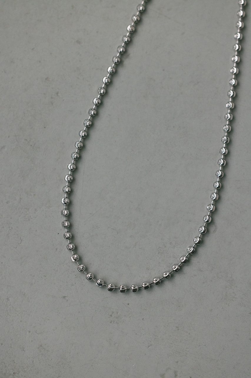 ボールチェーンネックレス SLV FREE
