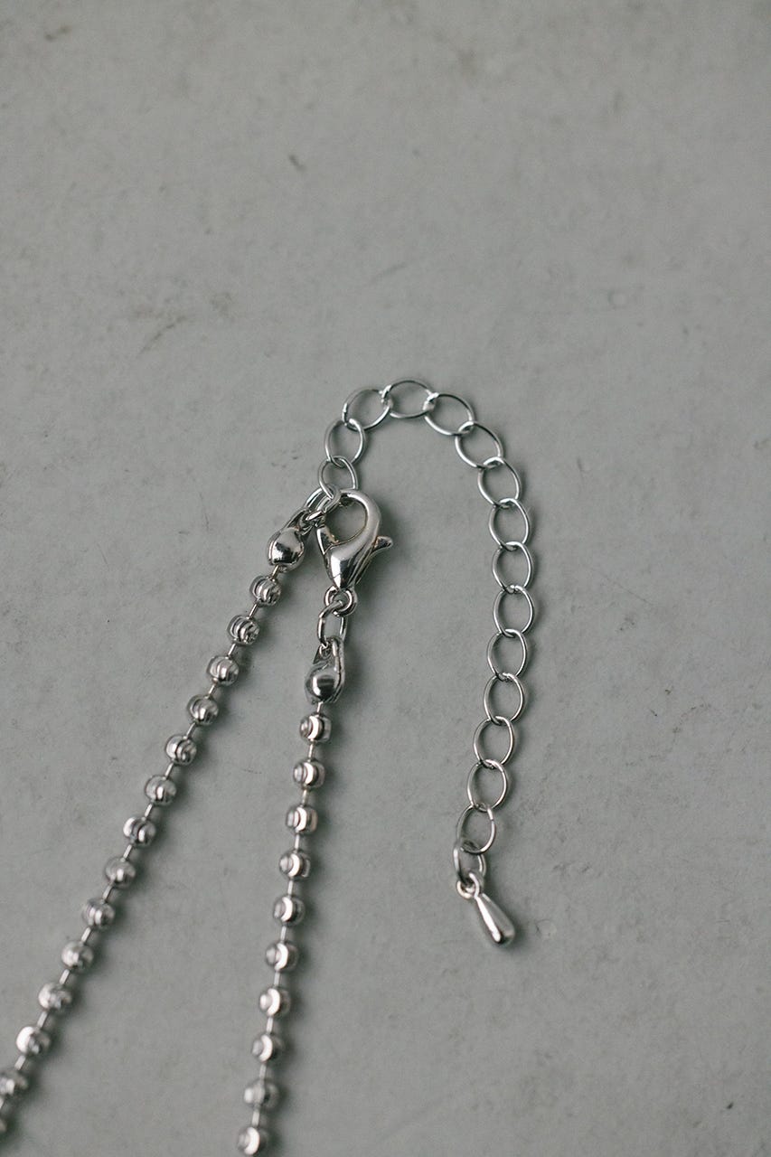 ボールチェーンネックレス SLV FREE