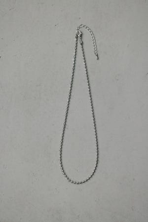 ボールチェーンネックレス