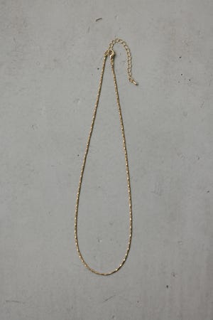 スネイクグリッターネックレス