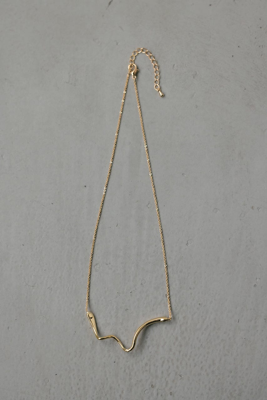 ニュアンスモチーフネックレス GLD FREE