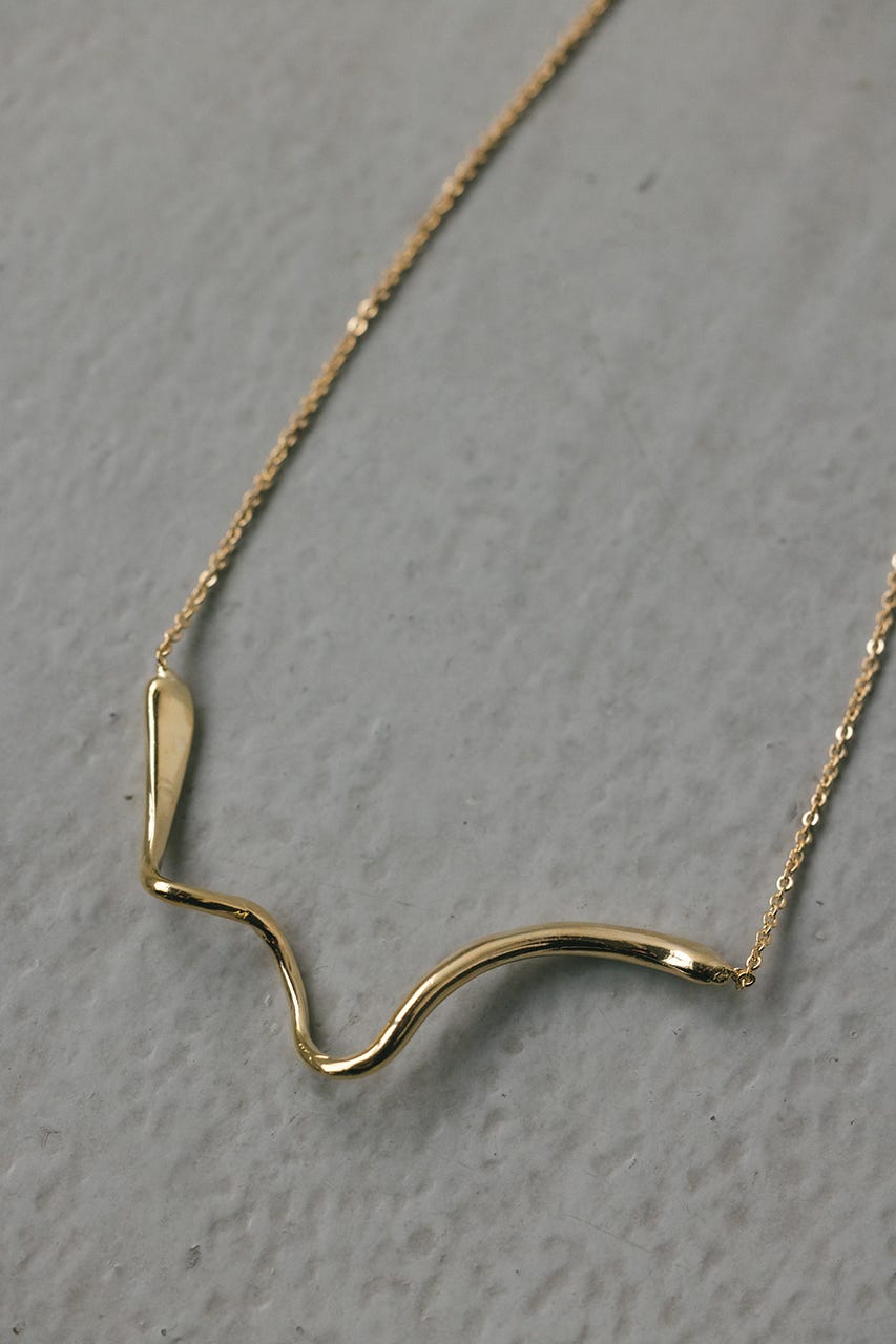 ニュアンスモチーフネックレス GLD FREE