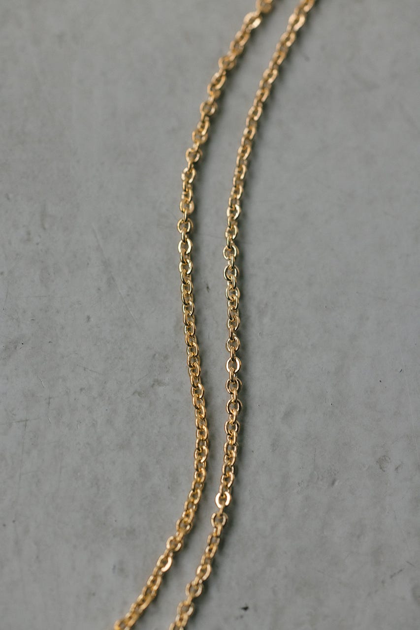 ニュアンスモチーフネックレス GLD FREE