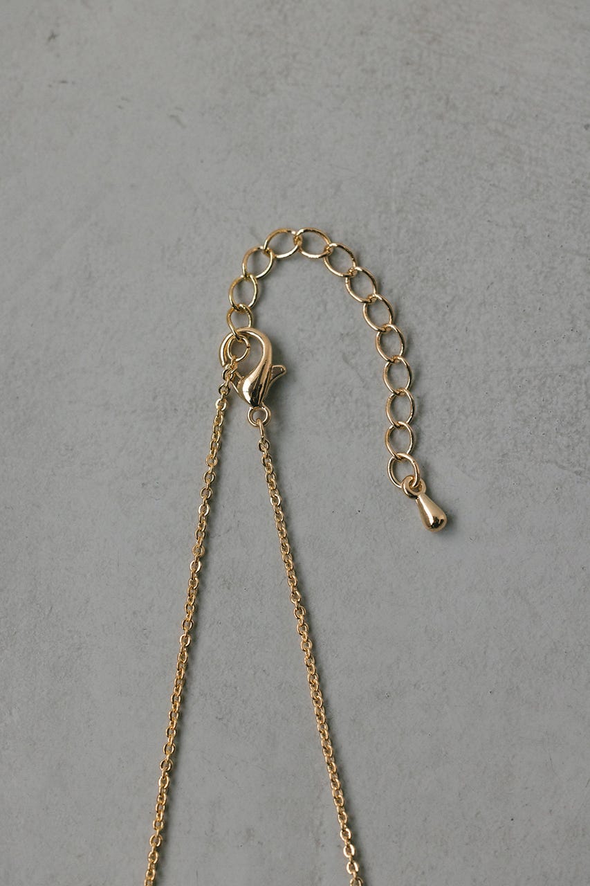 ニュアンスモチーフネックレス GLD FREE