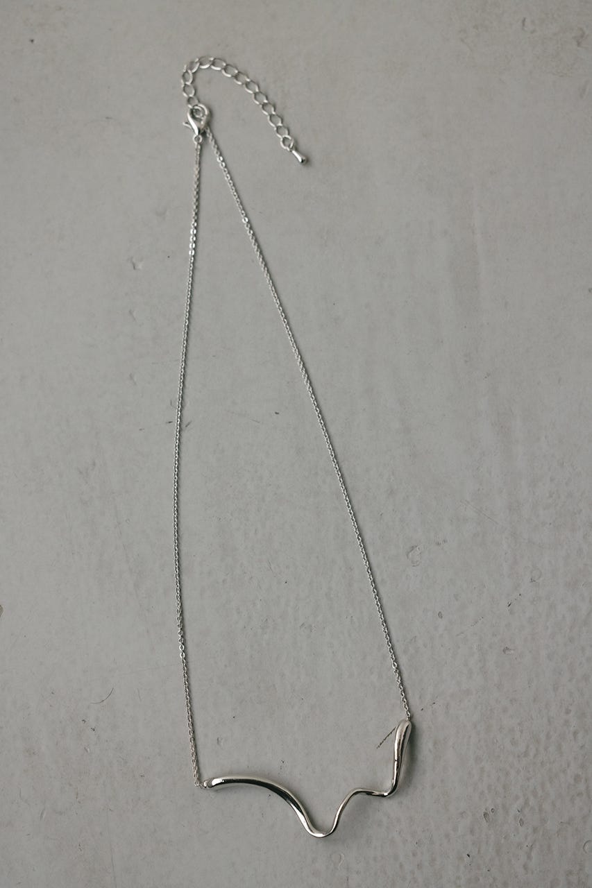 ニュアンスモチーフネックレス SLV FREE