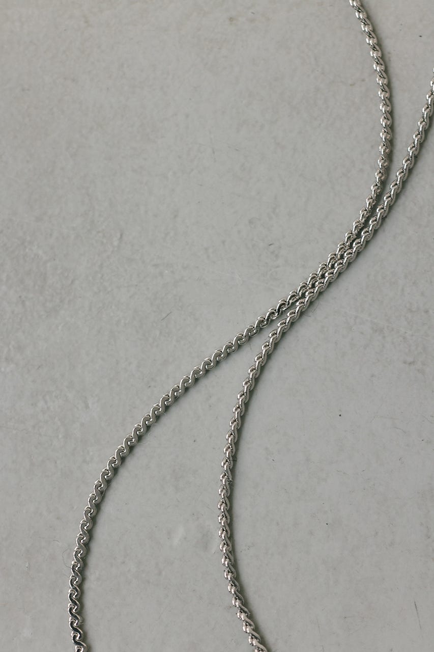 モチーフタイネックレス SLV FREE