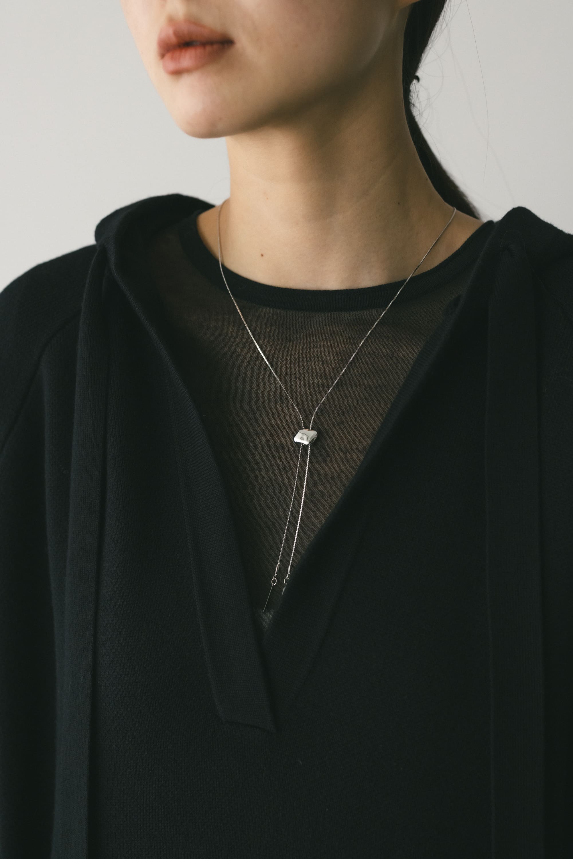 モチーフタイネックレス SLV FREE