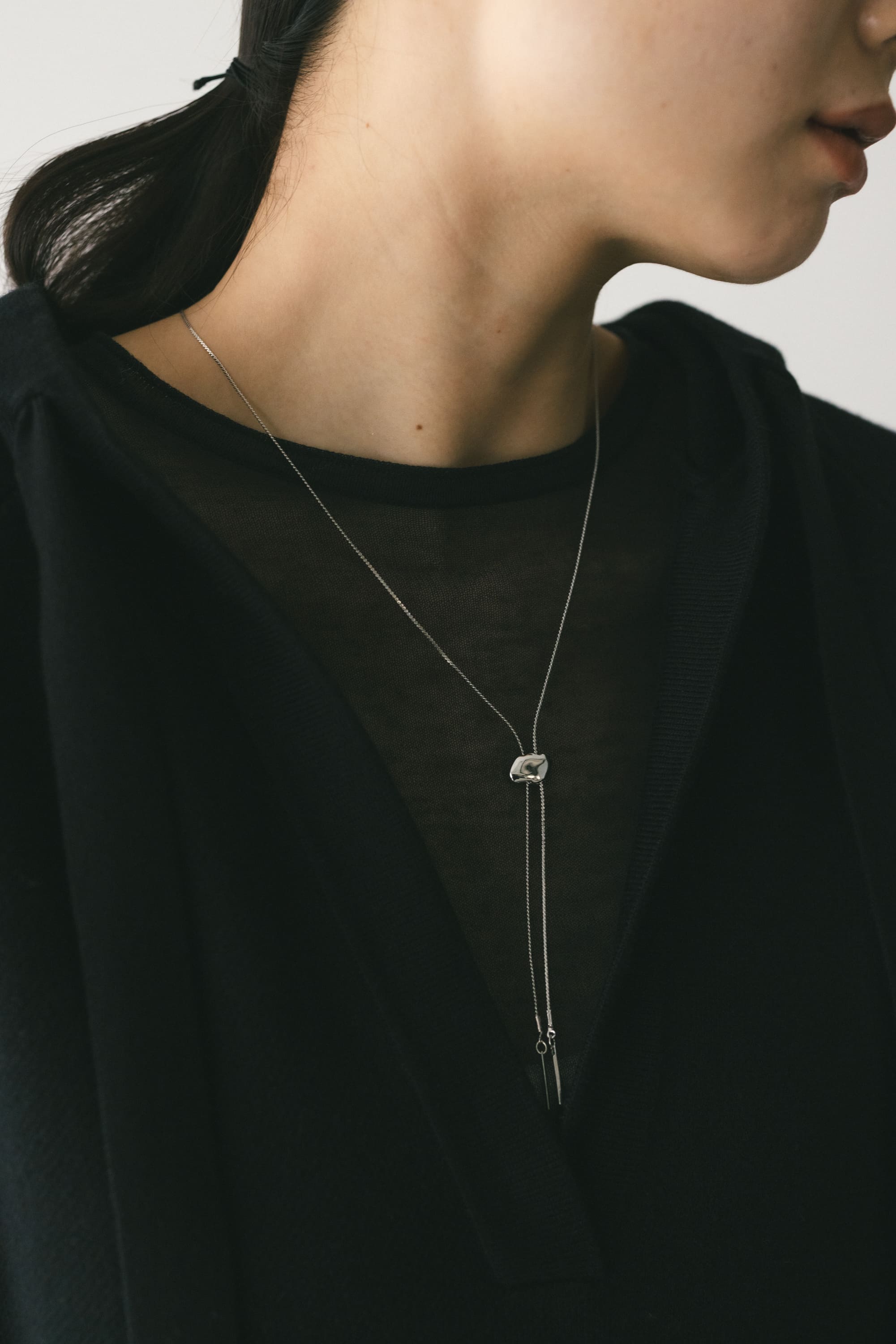 モチーフタイネックレス SLV FREE