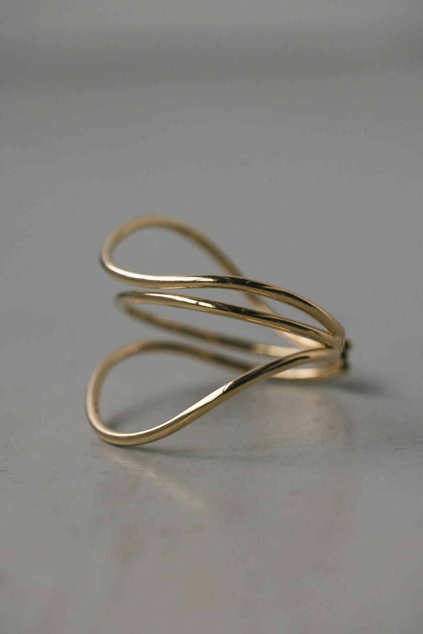 ウェーブバングル GLD FREE