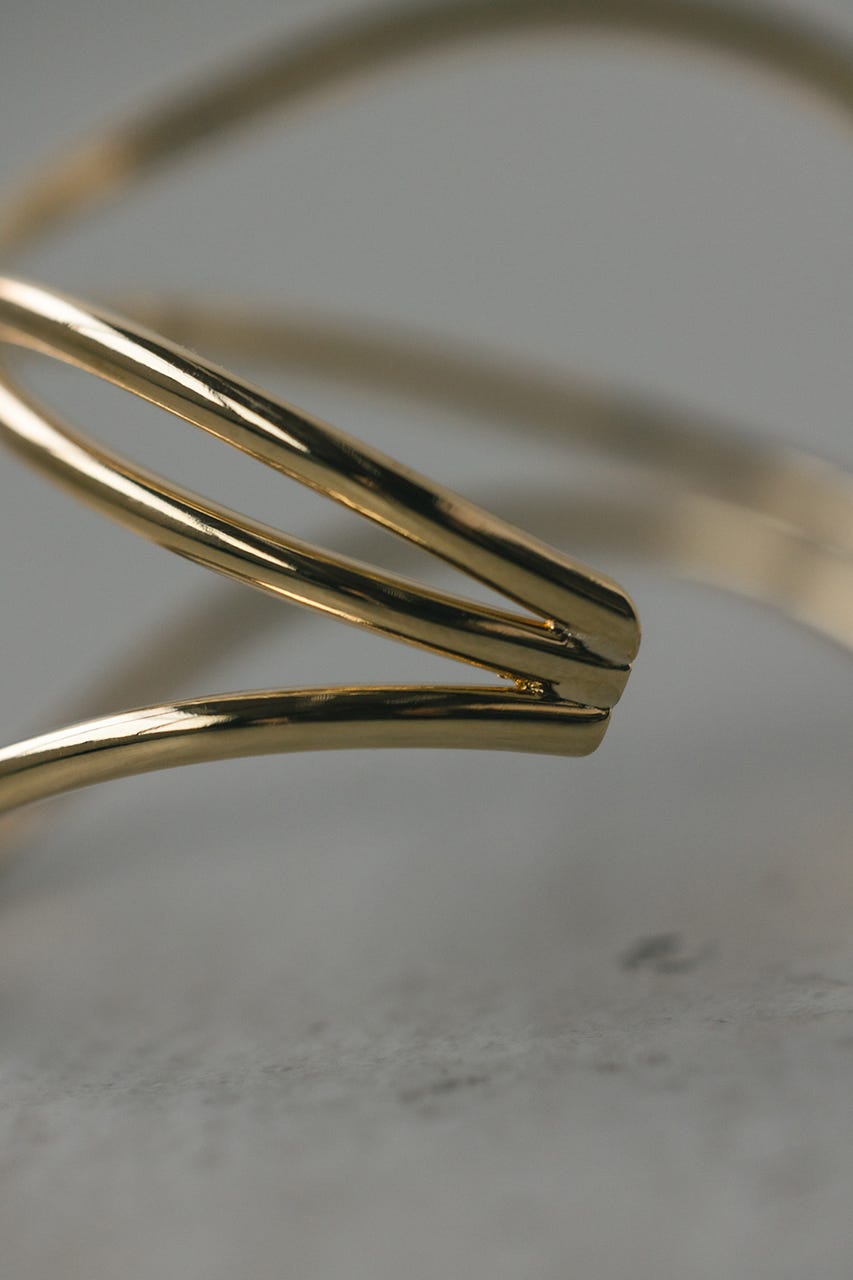 ウェーブバングル GLD FREE