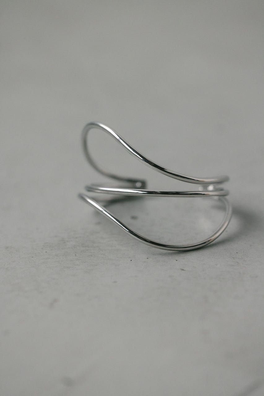 ウェーブバングル SLV FREE