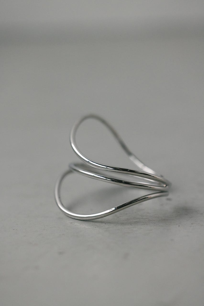 ウェーブバングル SLV FREE